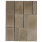Calta Greige Matte Porcelain Tile 4x6 | Tile Club