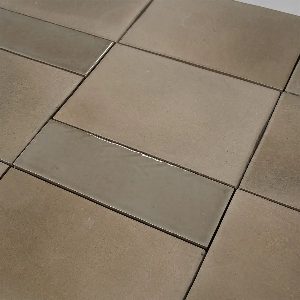 Calta Greige Matte Porcelain Tile 4x6 | Tile Club