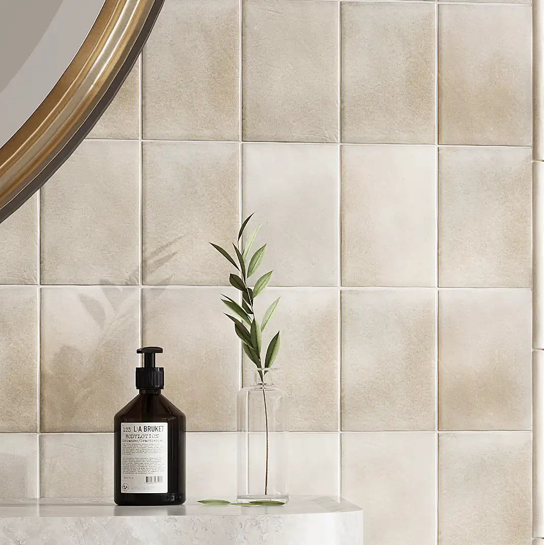 Calta Greige Matte Porcelain Tile 4x6 | Tile Club