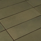 Calta Green Matte Porcelain Subway Tile 2x6 | Tile Club