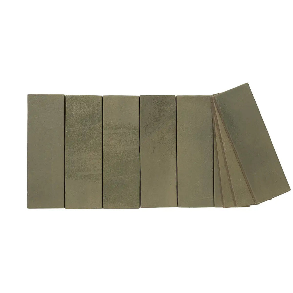 Calta Green Matte Porcelain Subway Tile 2x6 | Tile Club