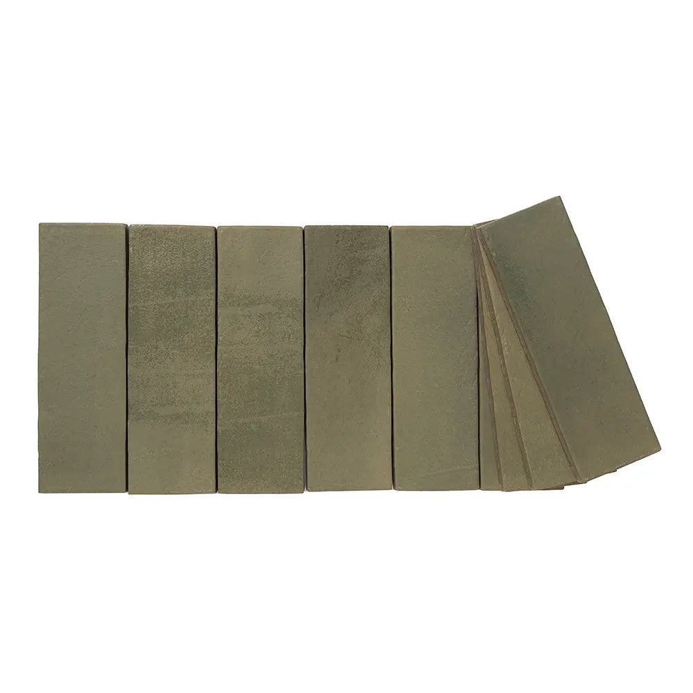 Calta Green Matte Porcelain Subway Tile 2x6 | Tile Club