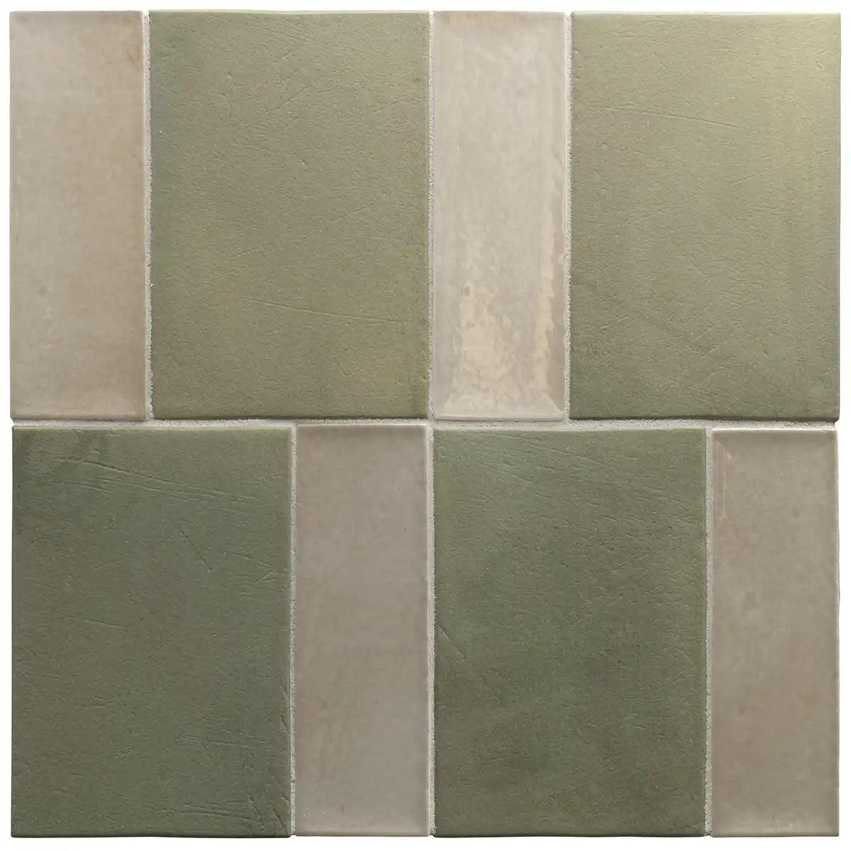 Calta Green Matte Porcelain Tile 4x6 | Tile Club