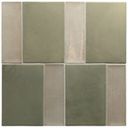 Calta Green Matte Porcelain Tile 4x6 | Tile Club
