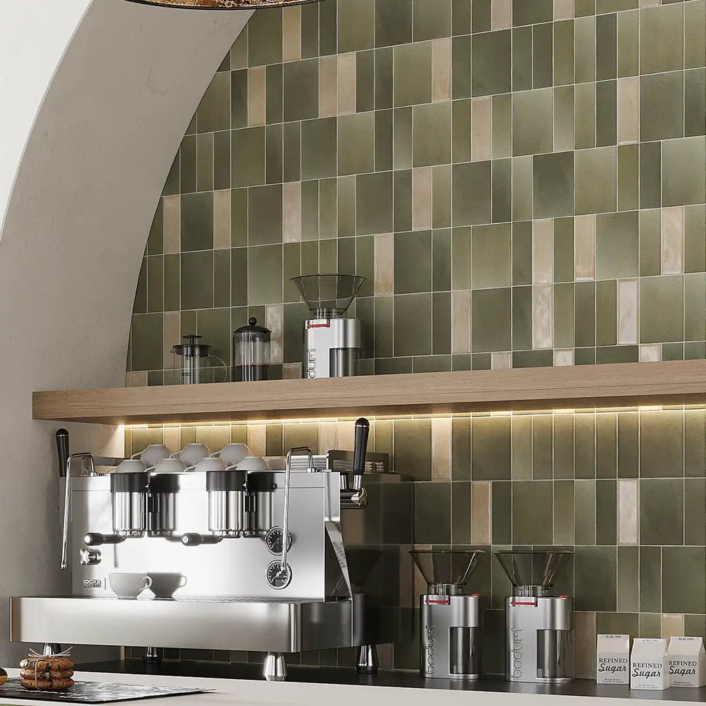 Calta Latte Gloss Porcelain Subway Tile 2x6 | Tile Club