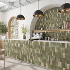 Calta Green Matte Porcelain Tile 4x6