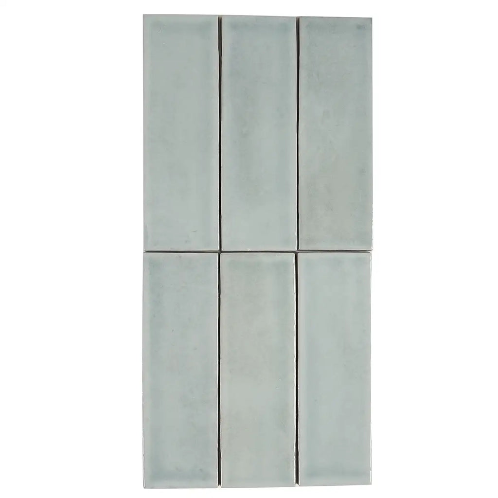 Calta Blue Gloss Porcelain Subway Tile 2x6 | Tile Club