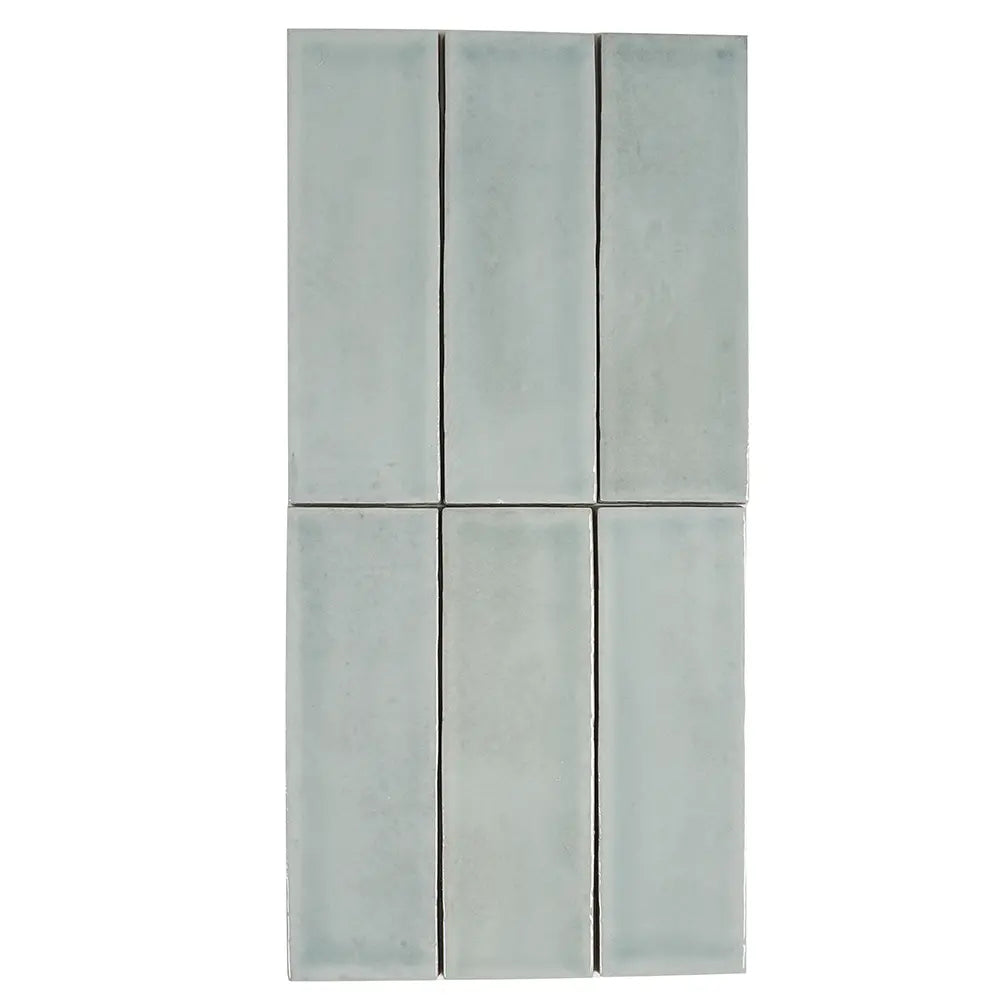 Calta Blue Gloss Porcelain Subway Tile 2x6 | Tile Club