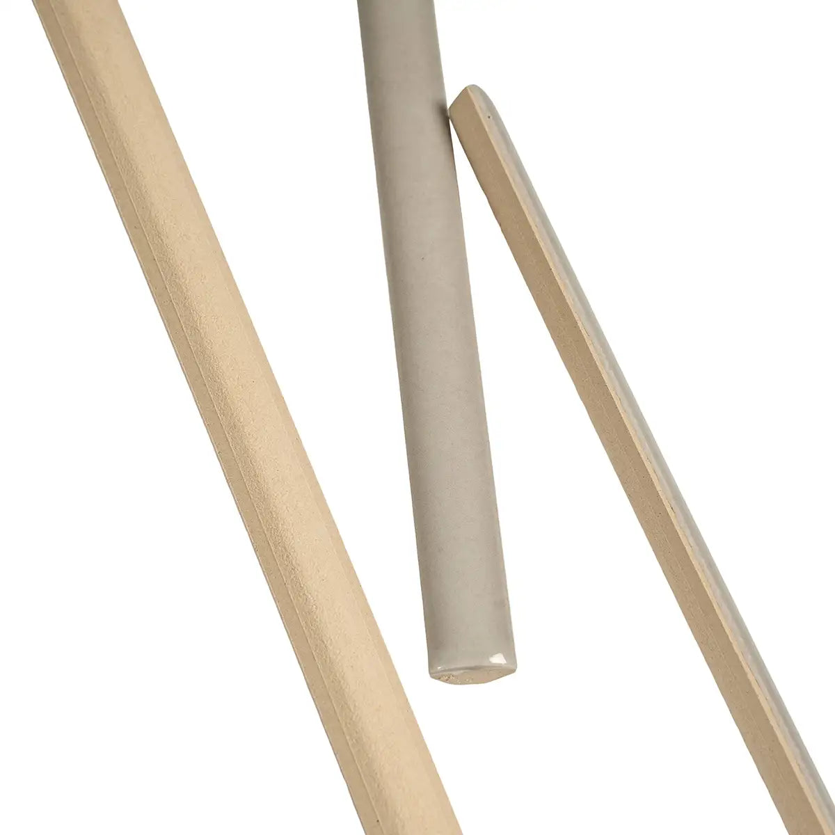 Calta Pearl Gray Gloss Porcelain Pencil Trim | Tile Club