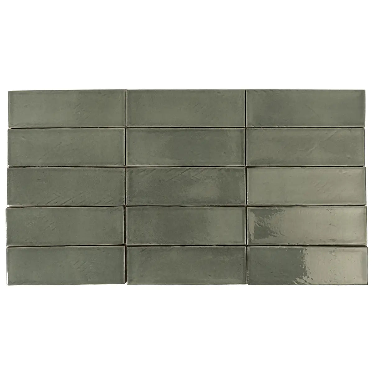 Calta Teal Gloss Porcelain Subway Tile 2x6