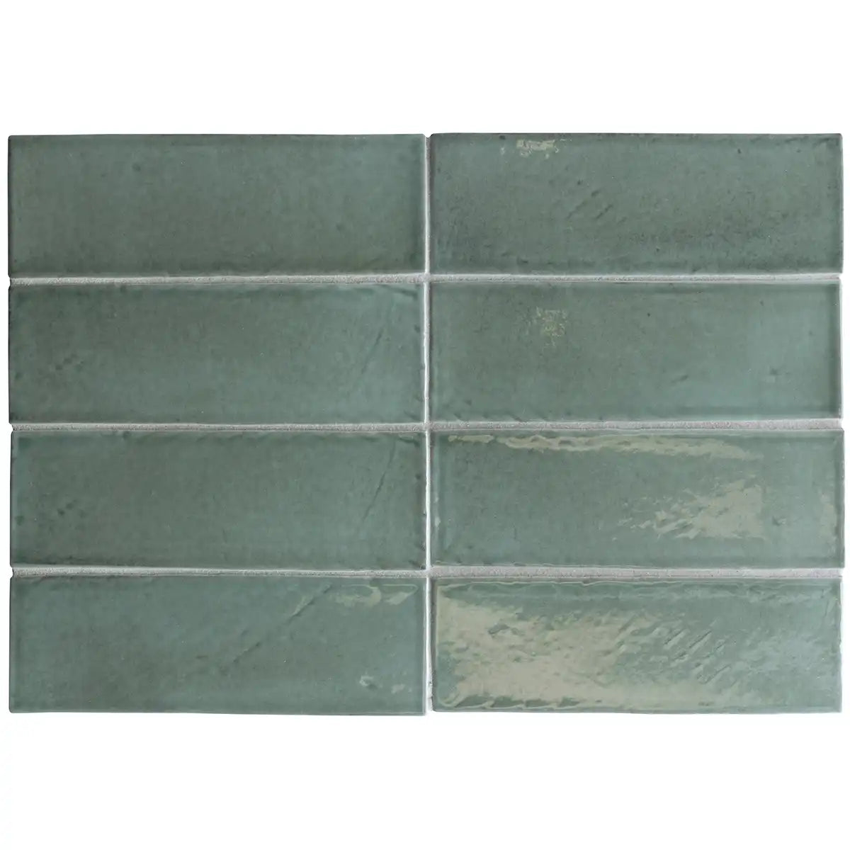 Calta Teal Gloss Porcelain Subway Tile 2x6 | Tile Club