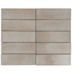 Calta Latte Gloss Porcelain Subway Tile 2x6 | Tile Club