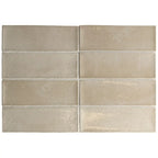 Calta Latte Gloss Porcelain Subway Tile 2x6 | Tile Club