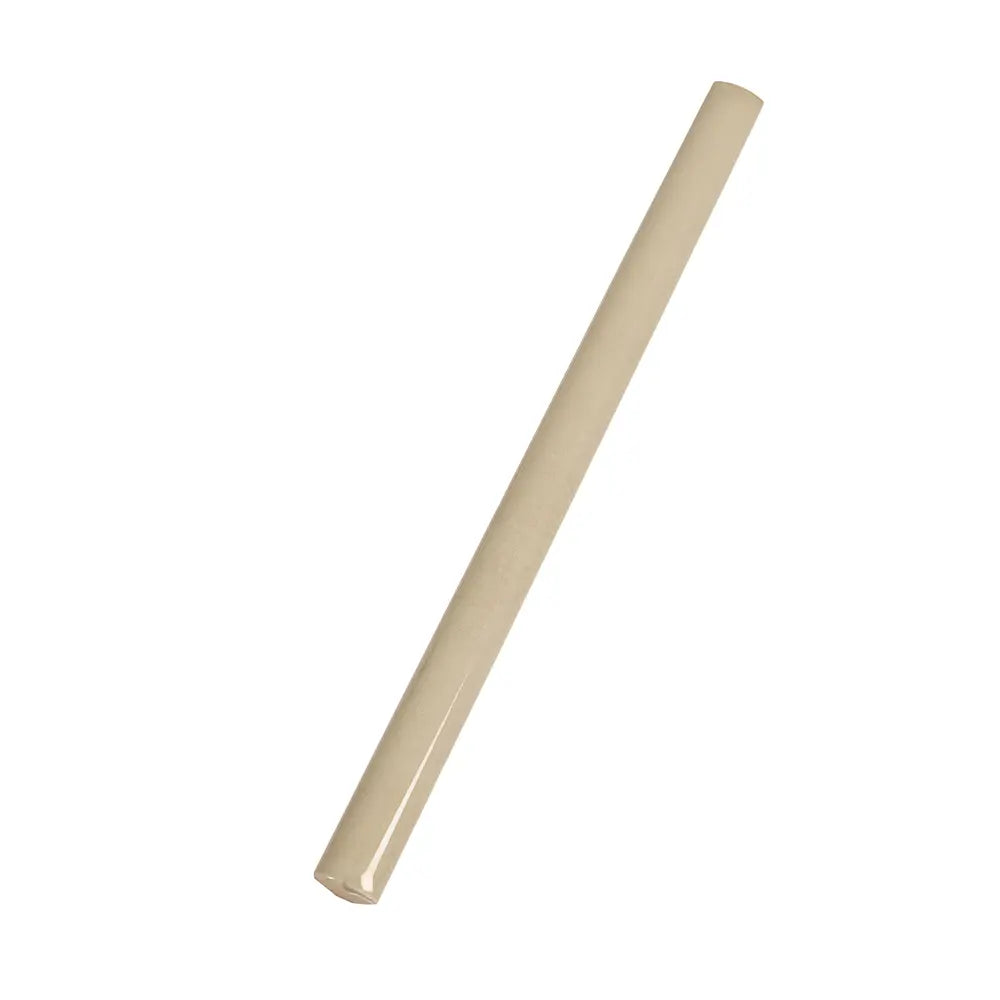 Calta Latte Gloss Porcelain Pencil Trim | Tile Club