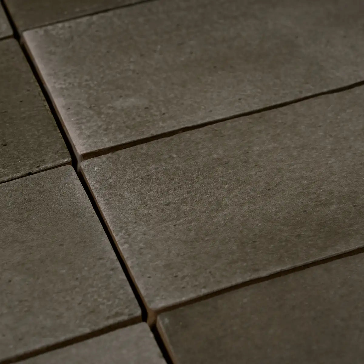 Calta Charcoal Gray Matte Porcelain Subway Tile 2x6 | Tile Club