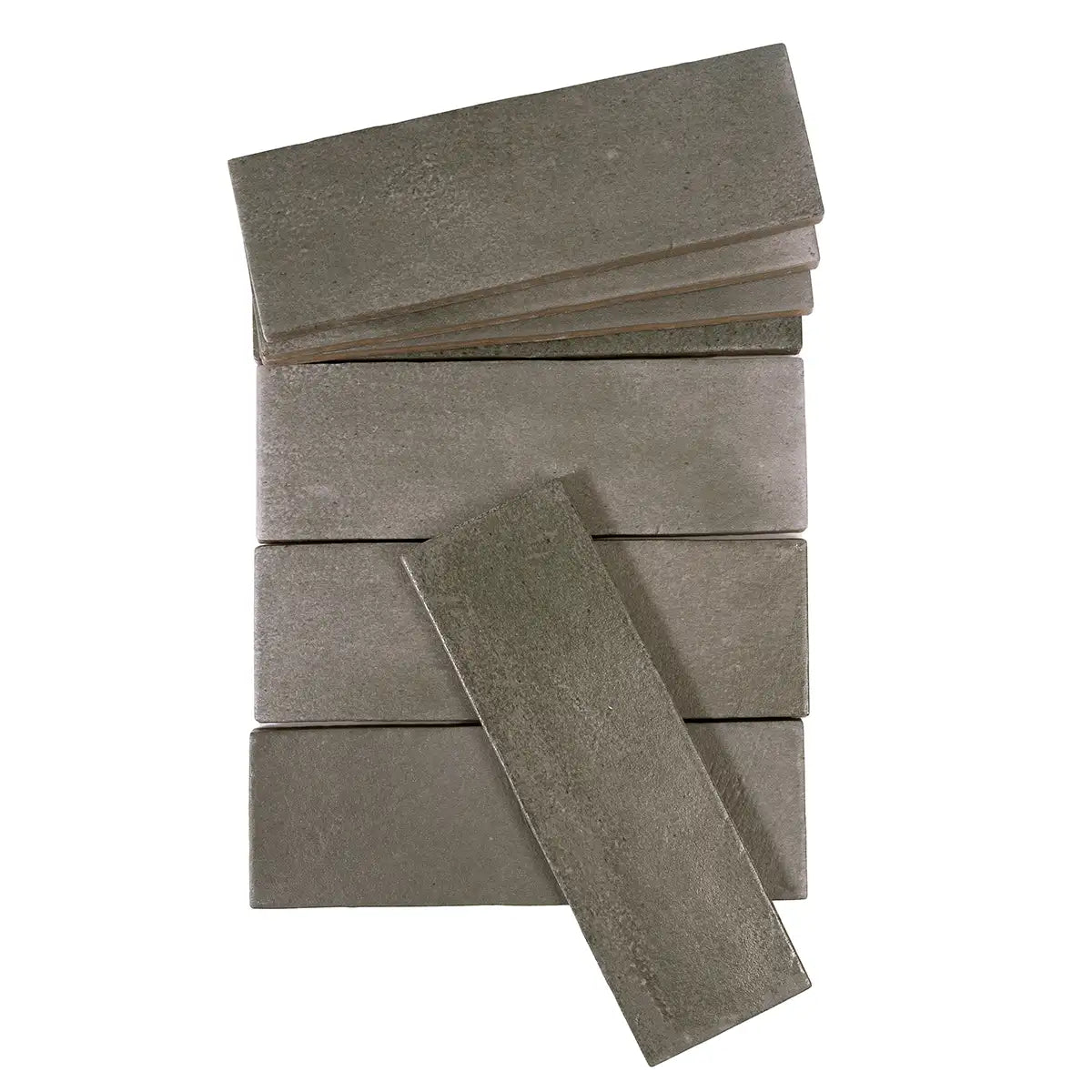 Calta Charcoal Gray Matte Porcelain Subway Tile 2x6 | Tile Club