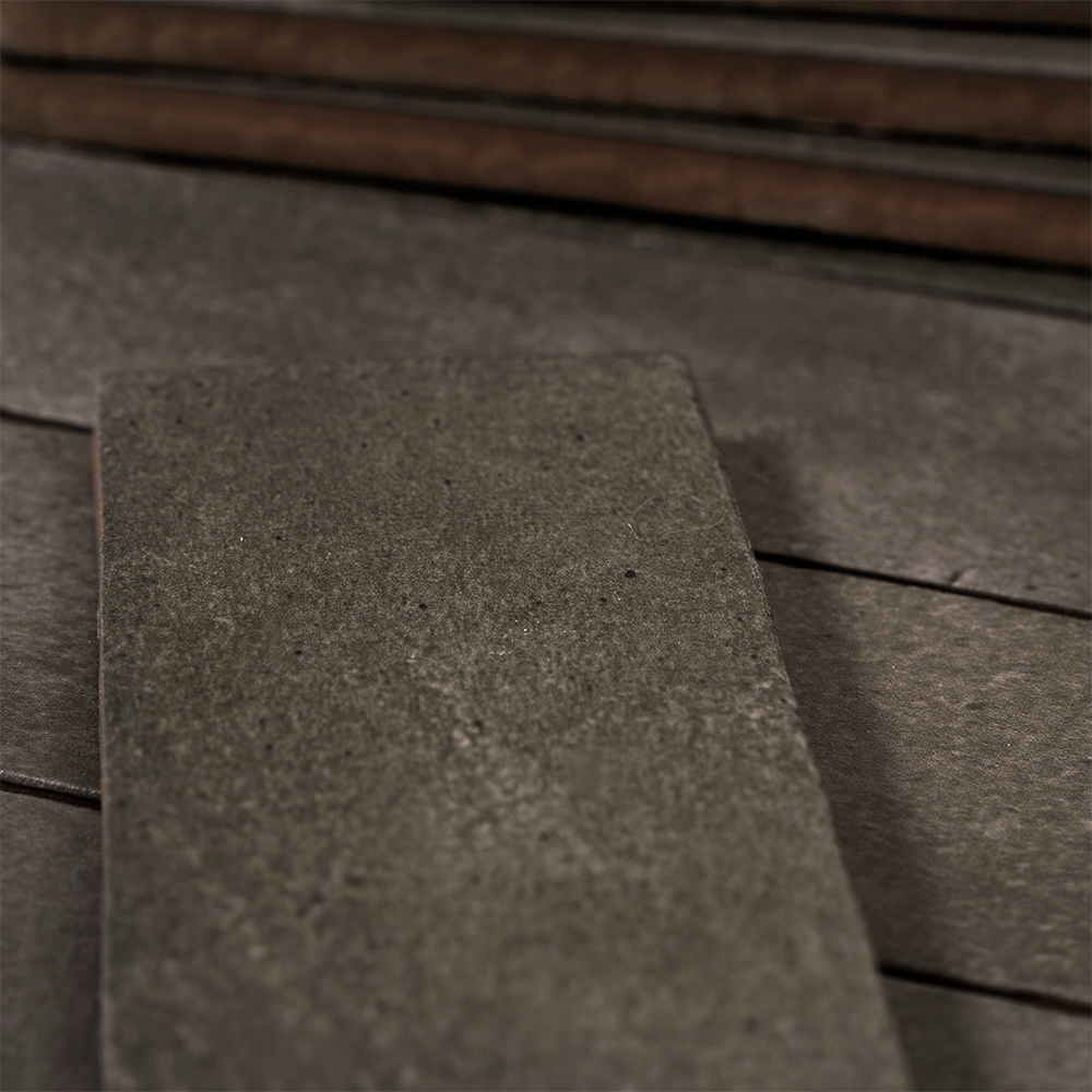 Calta Charcoal Gray Matte Porcelain Subway Tile 2x6 | Tile Club