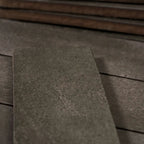 Calta Charcoal Gray Matte Porcelain Subway Tile 2x6 | Tile Club