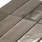 Calta Charcoal Gray Matte Porcelain Subway Tile 2x6 | Tile Club