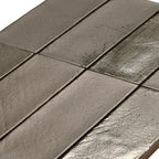 Calta Charcoal Gray Matte Porcelain Subway Tile 2x6 | Tile Club