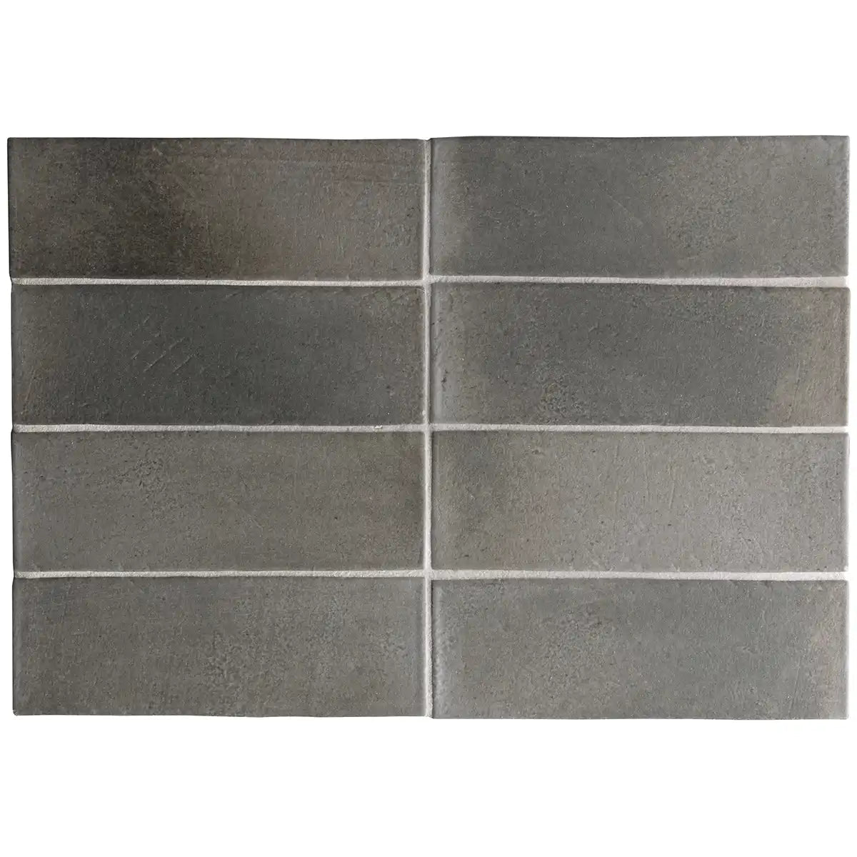 Calta Charcoal Gray Matte Porcelain Subway Tile 2x6 | Tile Club