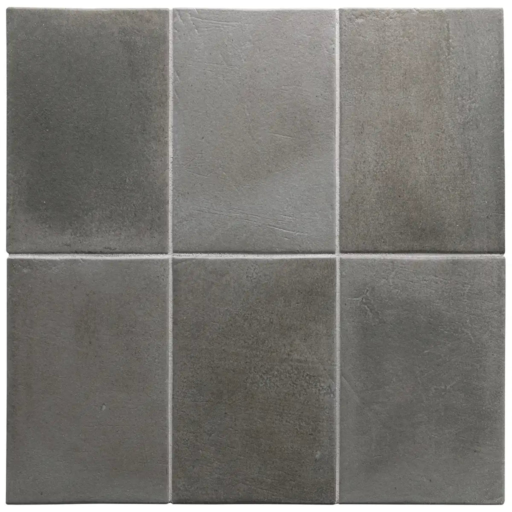 Calta Charcoal Gray Matte Porcelain Tile 4x6 | Tile Club