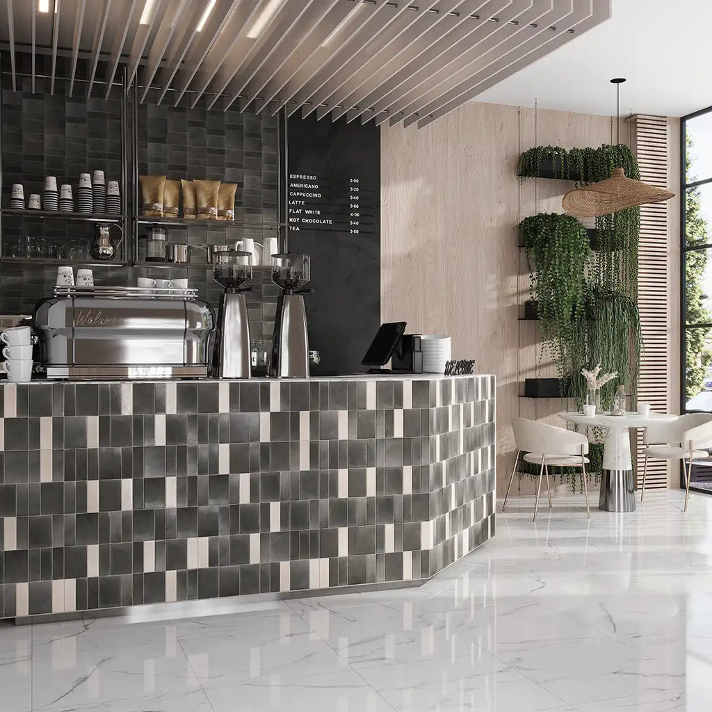 Calta Charcoal Gray Matte Porcelain Tile 4x6 | Tile Club