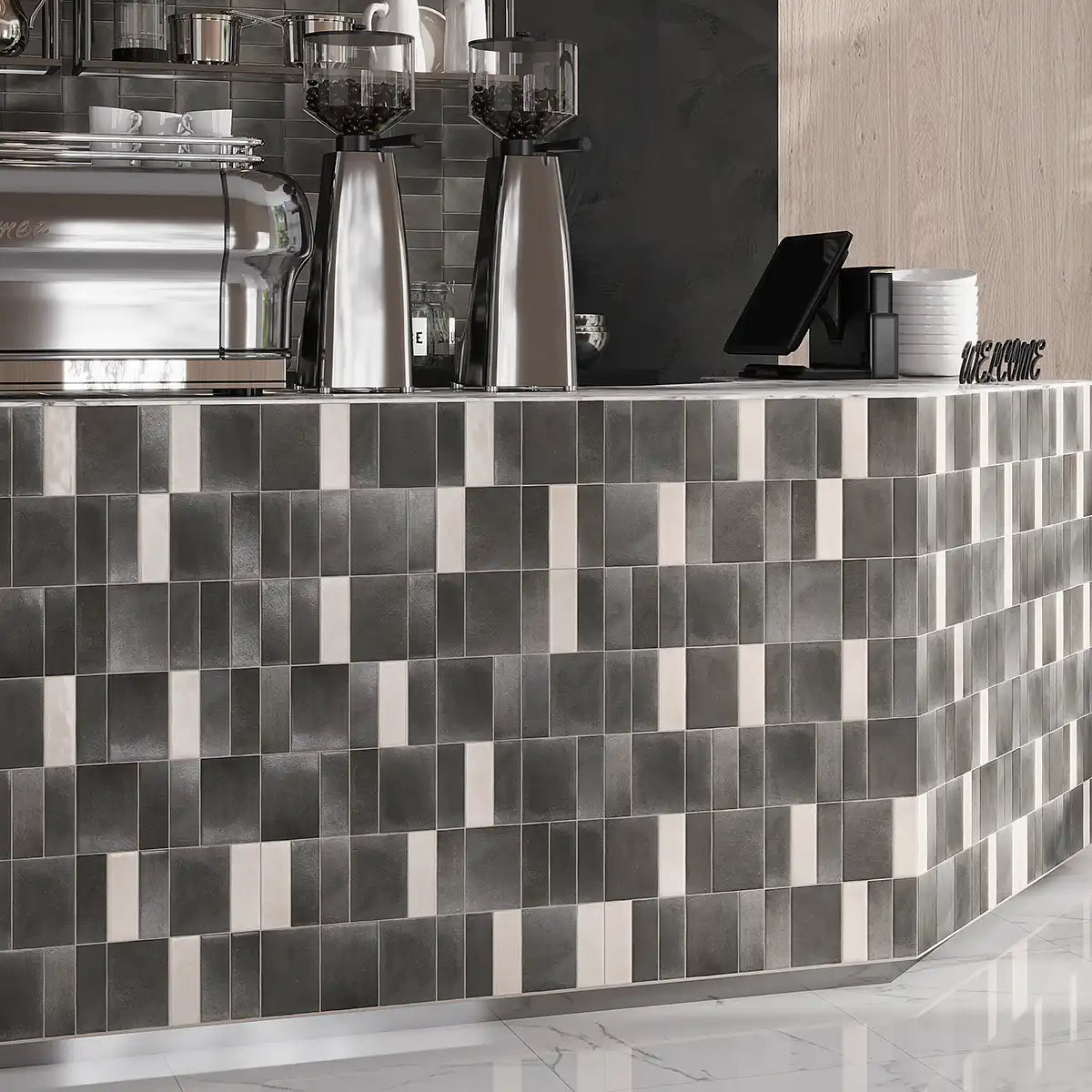 Calta Charcoal Gray Matte Porcelain Tile 4x6 | Tile Club