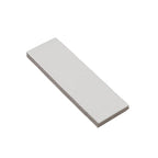 Calta White Gloss Porcelain Subway Tile 2x6 | Tile Club