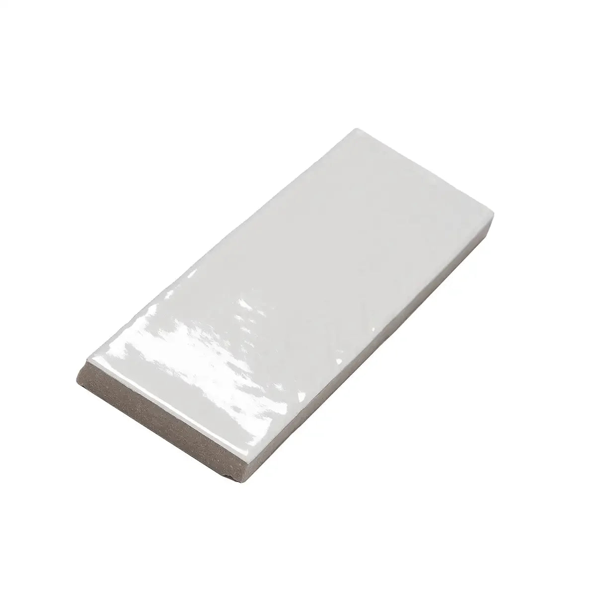Calta White Gloss Porcelain Subway Tile 2x6 | Tile Club