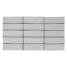 Calta White Gloss Porcelain Subway Tile 2x6