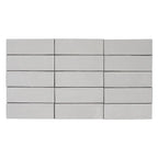 Calta White Gloss Porcelain Subway Tile 2x6 | Tile Club