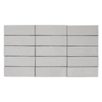 Calta White Gloss Porcelain Subway Tile 2x6 | Tile Club