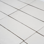 Calta White Gloss Porcelain Subway Tile 2x6