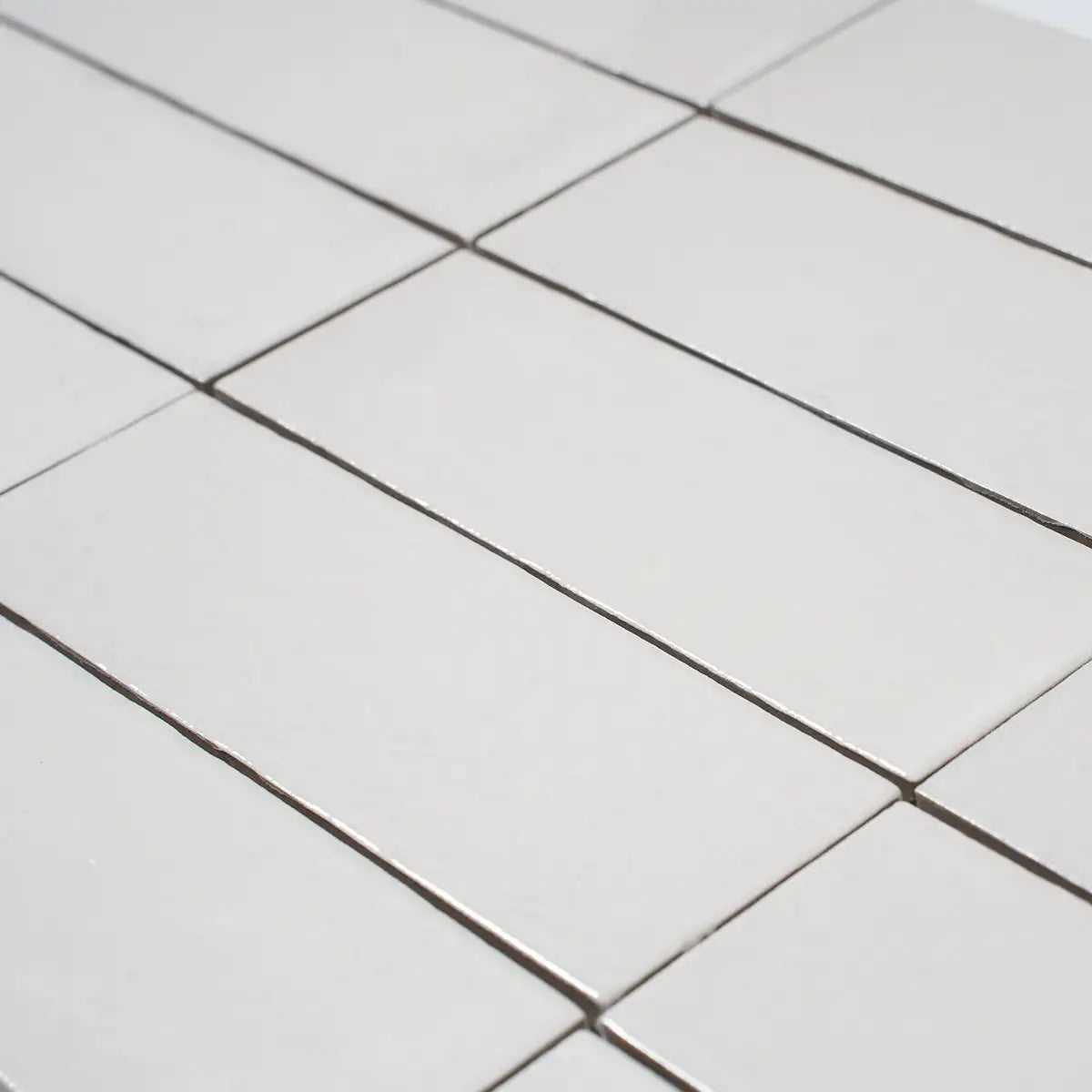 Calta White Gloss Porcelain Subway Tile 2x6 | Tile Club