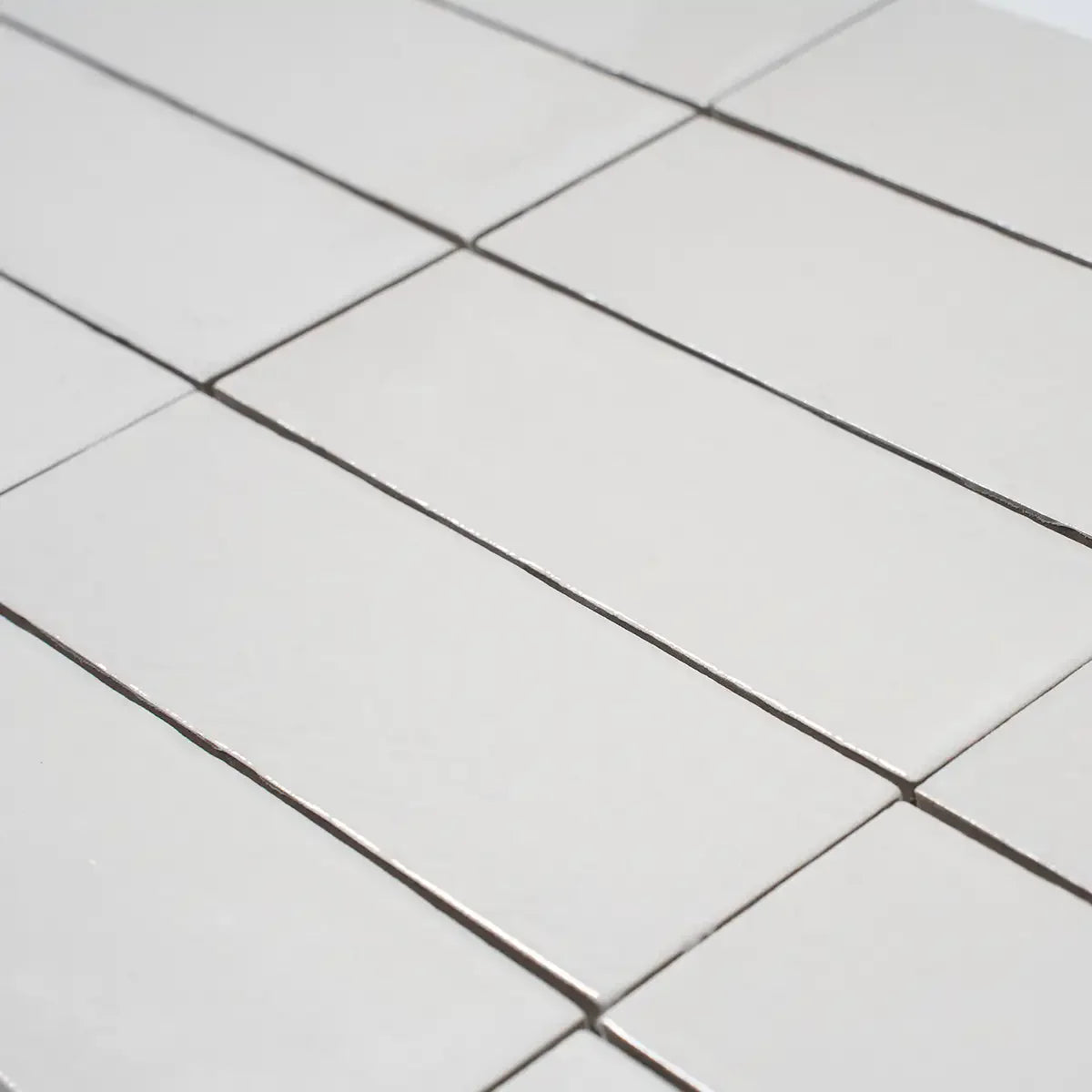 Calta White Gloss Porcelain Subway Tile 2x6 | Tile Club