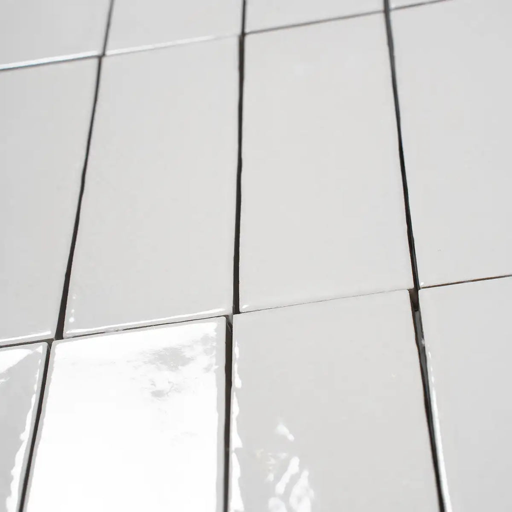 Calta White Gloss Porcelain Subway Tile 2x6