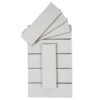 Calta White Gloss Porcelain Subway Tile 2x6 | Tile Club