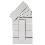 Calta White Gloss Porcelain Subway Tile 2x6 | Tile Club