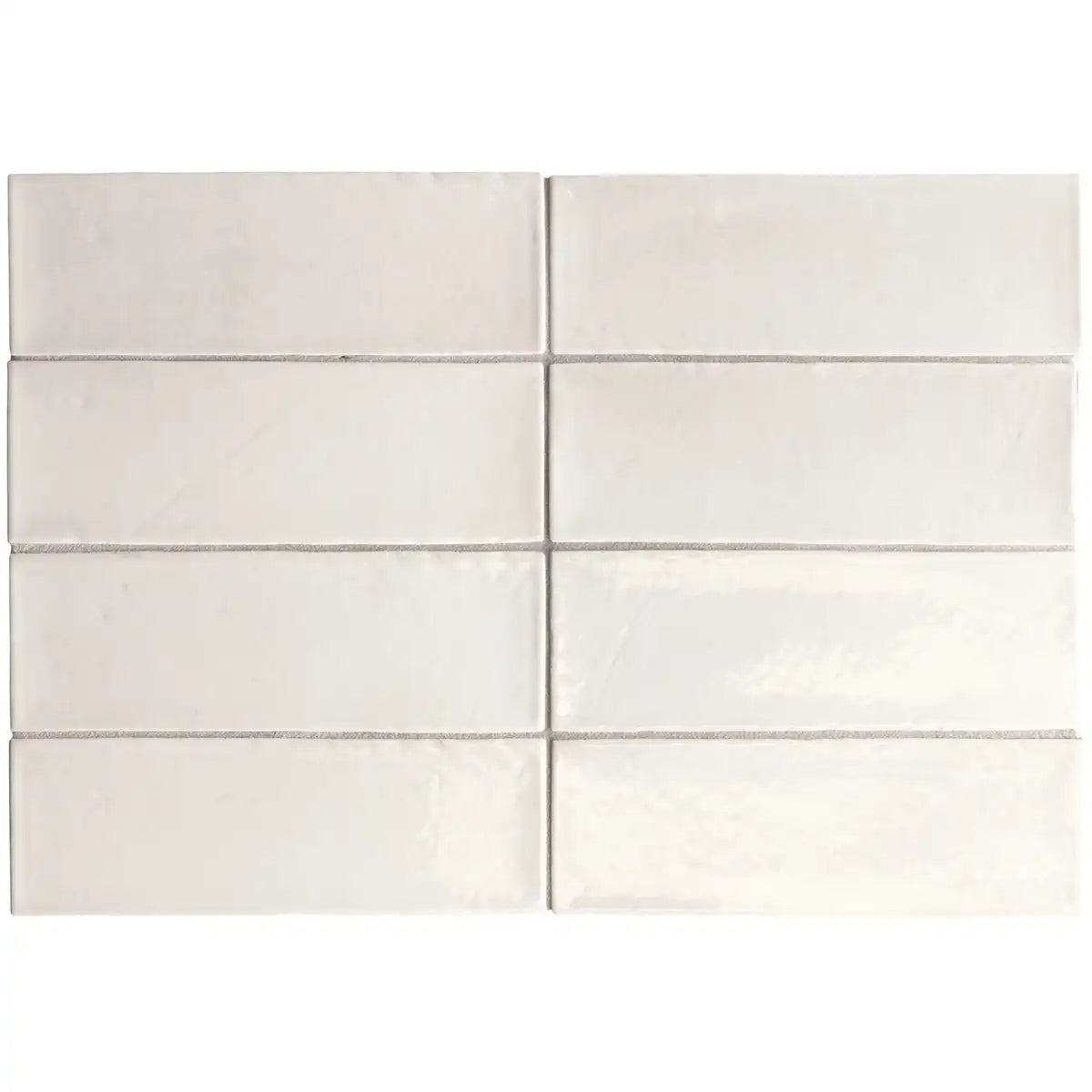 Calta White Gloss Porcelain Subway Tile 2x6 | Tile Club
