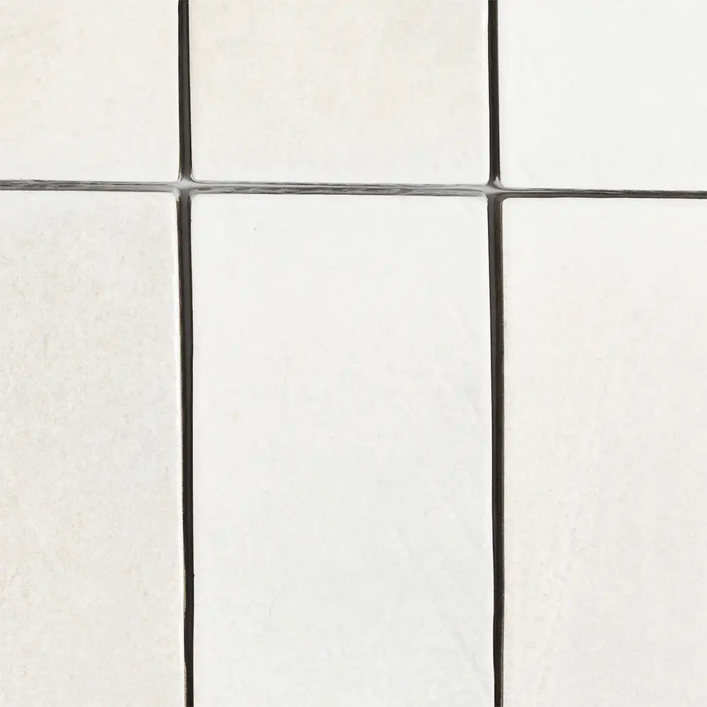 Calta White Matte Porcelain Subway Tile 2x6 | Tile Club