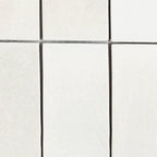 Calta White Matte Porcelain Subway Tile 2x6 | Tile Club