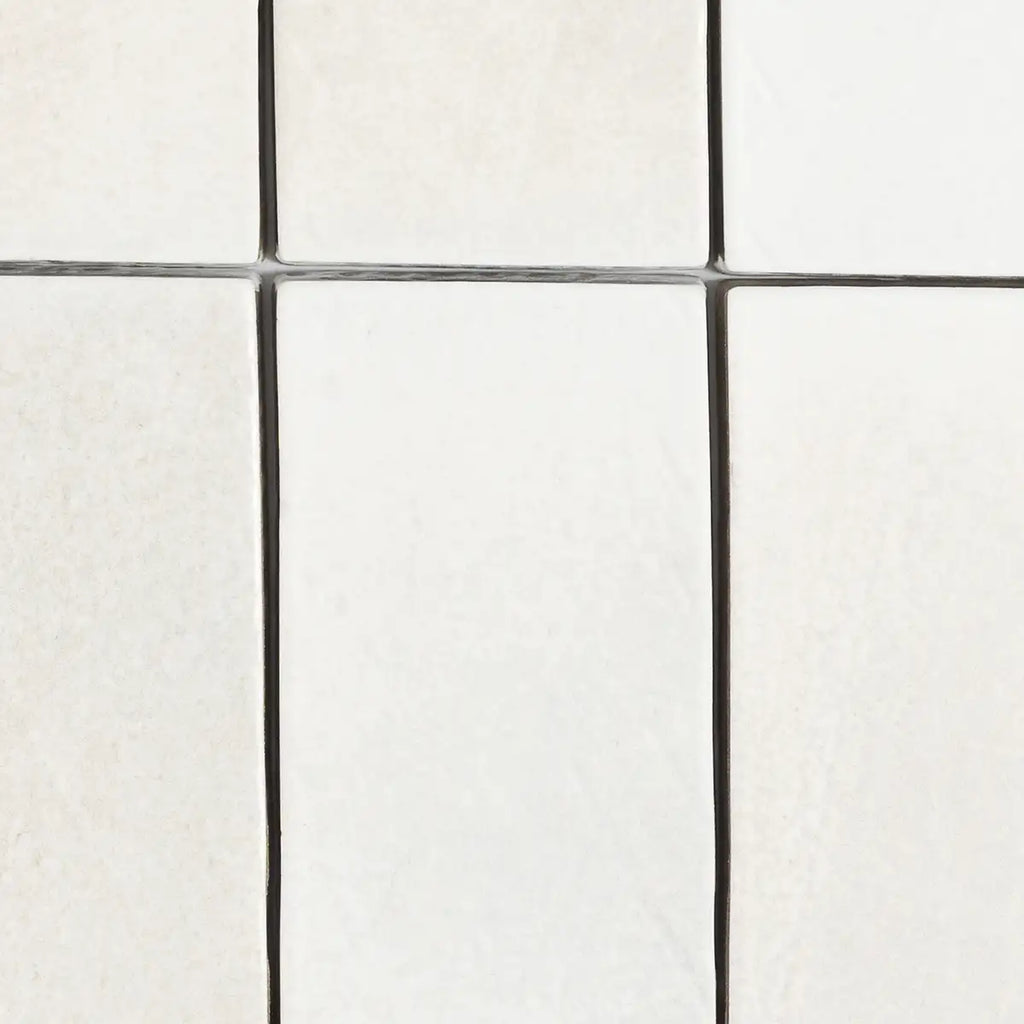 Calta White Matte Porcelain Subway Tile 2x6 | Tile Club