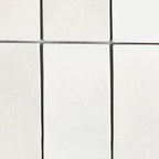 Calta White Matte Porcelain Subway Tile 2x6 | Tile Club