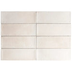 Calta White Matte Porcelain Subway Tile 2x6 | Tile Club