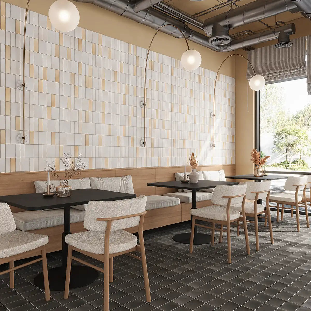 Calta White Matte Porcelain Subway Tile 2x6 | Tile Club
