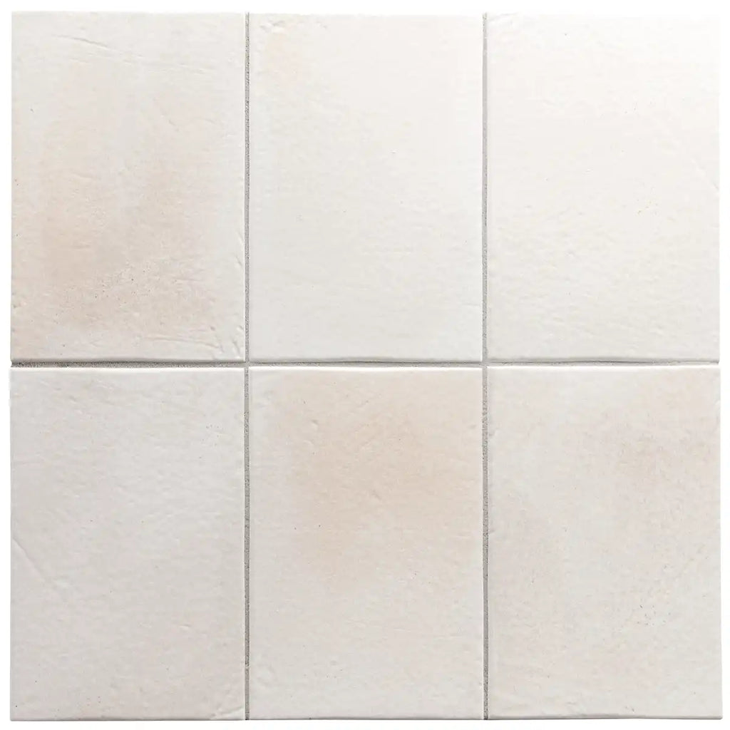 Calta White Matte Porcelain Tile 4x6 | Tile Club
