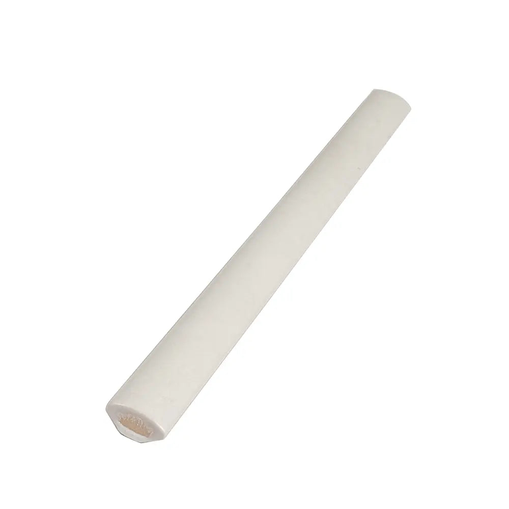 Calta White Gloss Porcelain Pencil Trim | Tile Club