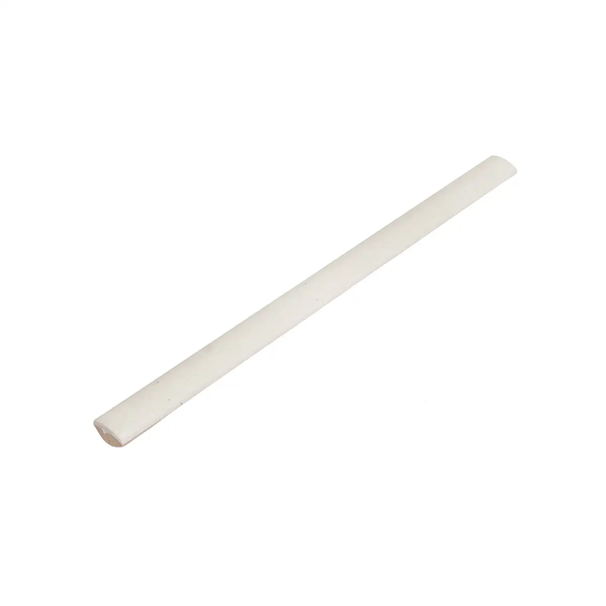 Calta White Matte Porcelain Pencil Trim | Tile Club