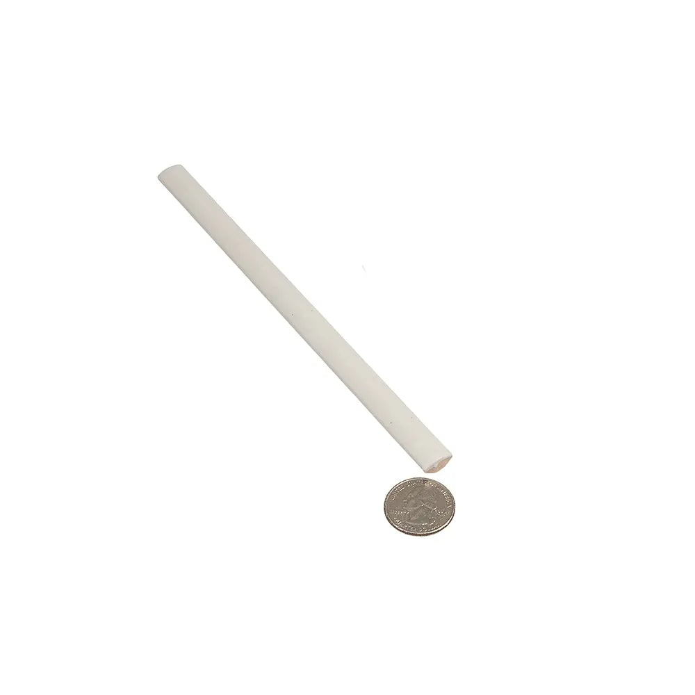 Calta White Matte Porcelain Pencil Trim | Tile Club